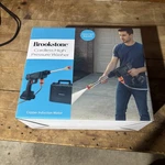 Brookstone Cordless High-pressure Washer Portable Rechargeable New. Fixed Price $30.00.
