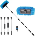 72" Long Handle Car Wash With Hose Attachment, Brush, Blue. Fixed Price $31.59.