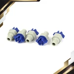 1/4 Bspt Thread Garden Plastic Sprayer Flat Jet Nozzle Gray Blue 5SETS. Fixed Price $13.35.