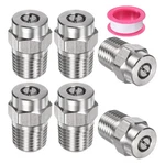 Meterxity 6 Pack Surface Clean Tips - 25 Degree 1/4" Npt Male Pressure Wash.... Fixed Price $20.44.