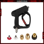 Short Pressure Washer Gun With Swivel High Water Handle W/ 3/8" Male. Fixed Price $29.92.