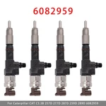 4PCS Fuel Injector For Caterpillar C3.3B 257D 277D 287D 259D 289D 6082959. Fixed Price $487.68.