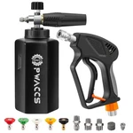 Pwaccs Pressure Washer Gun With Foam Cannon, Short S.... Fixed Price $63.41.
