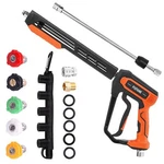 Fixfans Pressure Washer Gun Kit, 5000PSI Power Handle With Wand Ex.... Fixed Price $43.12.