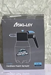 Aokway Cordless Handheld Foam Sprayer 1.8L Battery Powered For Water Fertilizer. Fixed Price $25.00.