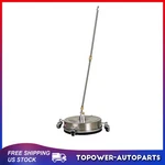 13" Pressure Washer Surface Cleaner W/ Wheels Stainless Steel 4000PSI. Fixed Price $63.29.