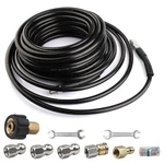 50FT Sewer Jetter Nozzles Kit Drain Cleaning Hose For Pressure Washer 5800PSI. Fixed Price $28.99.