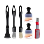 Falvfun Car Detailing Brush Kit, Including 3 Ultra Soft No 6PCS, Black. Fixed Price $11.48.