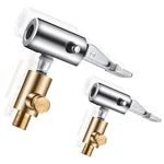 Jitrendo 2 Pcs Gold And Silver Air Chuck,car Pump Connector,lock Inflate.... Fixed Price $12.60.