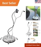 Bocom 24-INCH Stainless Steel Pressure Washer Surface Cleaner 4000 Psi Power. Fixed Price $501.99.