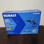 Kobalt 40V Max 600 Psi Power Cleaner Kit Pressure Washer With Battery + Charger. Fixed Price $108.09.