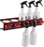 Moligou Spray Bottle Storage Rack, Wall Mount Organizer Car Black. Fixed Price $39.10.