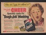 1951 Proctor Gamble Cheer Clothes Wash Clean Soap Comic Strip Color Suds 21510. Fixed Price $21.95.