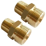 Uenede 2PCS Brass Pressure Washer M22-14MM X 3/8"NPT Male,. Fixed Price $17.58.