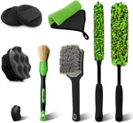 8PCS Wheel Brush Kit, Bendable Rim Cleaner For All Spokes,. Fixed Price $32.38.