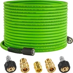 Pressure Washer Hose 50FT 1/4" 3600PSI Kink Resistant M22 Fittings Extension. Fixed Price $55.50.