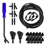 Kuqutidy 22PCS Windshield Washer Hose Repair Kit, Black,. Fixed Price $17.53.