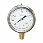Bottom Oil Filled Pressure Gauge Mounted Gage 0-160 Psi. Fixed Price $23.19.