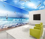 Seagulls Soar Freely 3D Full Mural Photo Wallpaper Printing Home Kids Decor. Fixed Price $300.29.