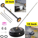 15 Inch Pressure Washer Surface Cleaner 4000PSI Power Attachment For Deck. Fixed Price $41.98.