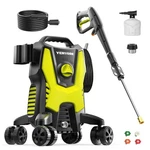 Yeryork Pressure Washer, 3000 Psi Power With 4 Lockable Wheels, Stainl.... Fixed Price $159.38.