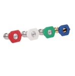 Powerfit 4-PACK Pressure Washer Nozzle Kit Washing Options!!!!!!!!!. Fixed Price $12.98.