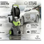 Kayoura KY-PW-X1 Corded Electric Pressure Washer 2600 Psi Hose Reel Tss. Fixed Price $122.99.