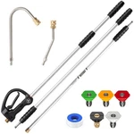 Westinghouse 9 Ft. Pressure Washer Extension 126L 1.3W 1.3H Inches, Black. Fixed Price $106.71.