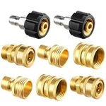 Twinkle Star Pressure Washer Adapter Set, Quick Disconnect Kit, 8 Sets, Brass. Fixed Price $42.32.