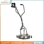 16.5" Pressure Washer Surface Cleaner MAX.4000PSI Dual Handle W/4 Spinner Wheels. Fixed Price $147.56.