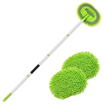 Ordenado 62" Car Wash Brush Kit Mitt Mop Sponge With Long Handle A-green. Fixed Price $30.38.
