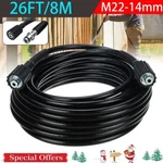 26FT 5800PSI High Pressure Washer M22-14MM Power Extension Hose.. Fixed Price $18.75.