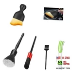 Fitosy Car Interior Duster Detail Brushes, Soft Bristles Accessories. Fixed Price $6.37.