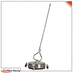 13.7" Pressure Washer Surface Cleaner Max 4000PSI W/ Wheels Stainless Steel. Fixed Price $74.07.