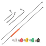 120" Gutter Cleaning Tools From The Ground, Pressure Washer Extension Wand Wi.... Fixed Price $77.24.