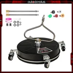 15" Pressure Washer Surface Cleaner 4000 Psi W/ 2 Extension Wand Attachment Kit. Fixed Price $84.73.