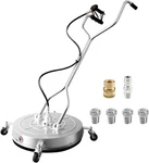 Raynel 24'' Pressure Washer Surface Cleaner With Wheels, Dual Handle, Stainles. Fixed Price $285.99.