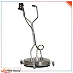 24" 4000 Psi Pressure Washer Surface Cleaner With Wheels 8GPM Dual Handle. Fixed Price $222.57.