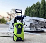 Voodoo Ride Electric Car Pressure Washer 1800W 26FT Steel Braided Hose 4 Nozzles. Fixed Price $90.85.