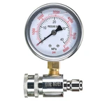 Pressure Washer Gauge 6000 Psi 3/8 Inch Quick Connect Socket And Plug. Fixed Price $37.99.