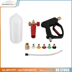 5000 Psi Short High Pressure Washer Gun W/foam Cannon Kit For Car Washing. Fixed Price $42.54.