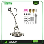 20'' Pressure Washer Surface Cleaner 4500PSI Power Dual Handle With Wheel. Fixed Price $192.24.