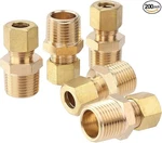 Ltwfitting Brass 5/16 Od X 3/8 Male Npt Compression Connector Fitting(pack Of 5). Fixed Price $12.50.