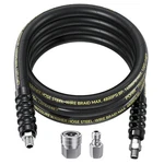 Pohir 10FT Pressure Washer Whip Hose 4800PSI 3/8'' Steel Wire Braided With 3/.... Fixed Price $44.29.