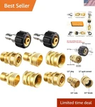 Ultimate 8-PIECE Quick Connect Kit For Pressure Washers M22 And 3/4'' Fittings. Fixed Price $49.99.