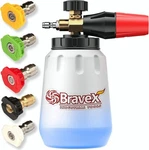 1/4" Snow Foam Pressure Washer Gun Car Soap Lance Cannon Spray Jet Bottle. Fixed Price $34.79.