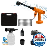 Vlaian Cordless Pressure Washer 1200PSI Portable Power 4AH Battery Charge. Fixed Price $117.80.