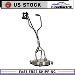 16.5" Pressure Washer Surface Cleaner With 4 Spinner Wheels Stainless Steel. Fixed Price $145.99.