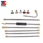 4000PSI 5 Cleaner Nozzle Hose High Pressure Washer Extension Wand Set Kit. Fixed Price $20.50.