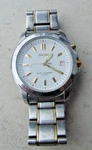 Mens Seiko Auto Calendar Quartz Watch Need Battery Metal Band Water 10 Bar Japan. Fixed Price $49.95.